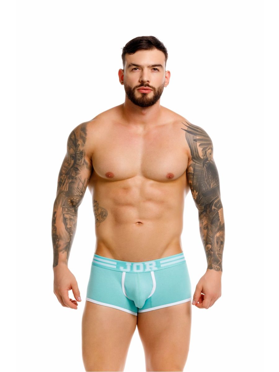 Mint green JOR College Trunks 2320 by CITYBOYZ★USA, premium men's underwear with comfortable fit and athletic design.