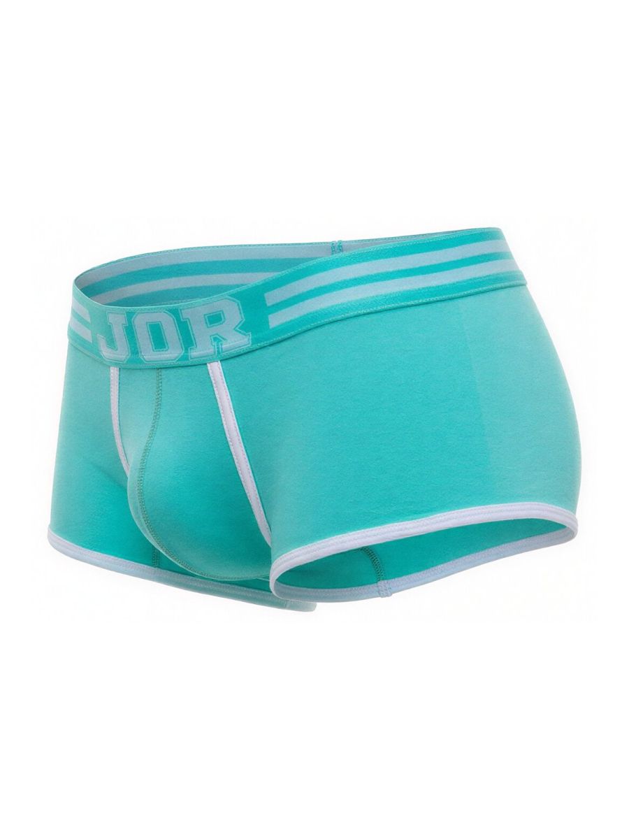 Mint green Jor College Trunks 2320 by CITYBOYZ★USA, men's underwear with a snug fit and comfortable waistband.