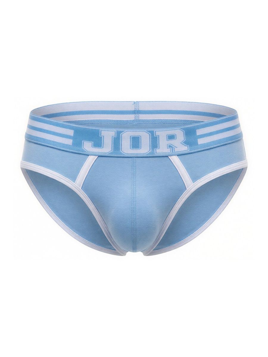 Blue CITYBOYZ★USA Jor College Brief 2321 men's underwear with comfortable fit and premium fabric, shown on a model.