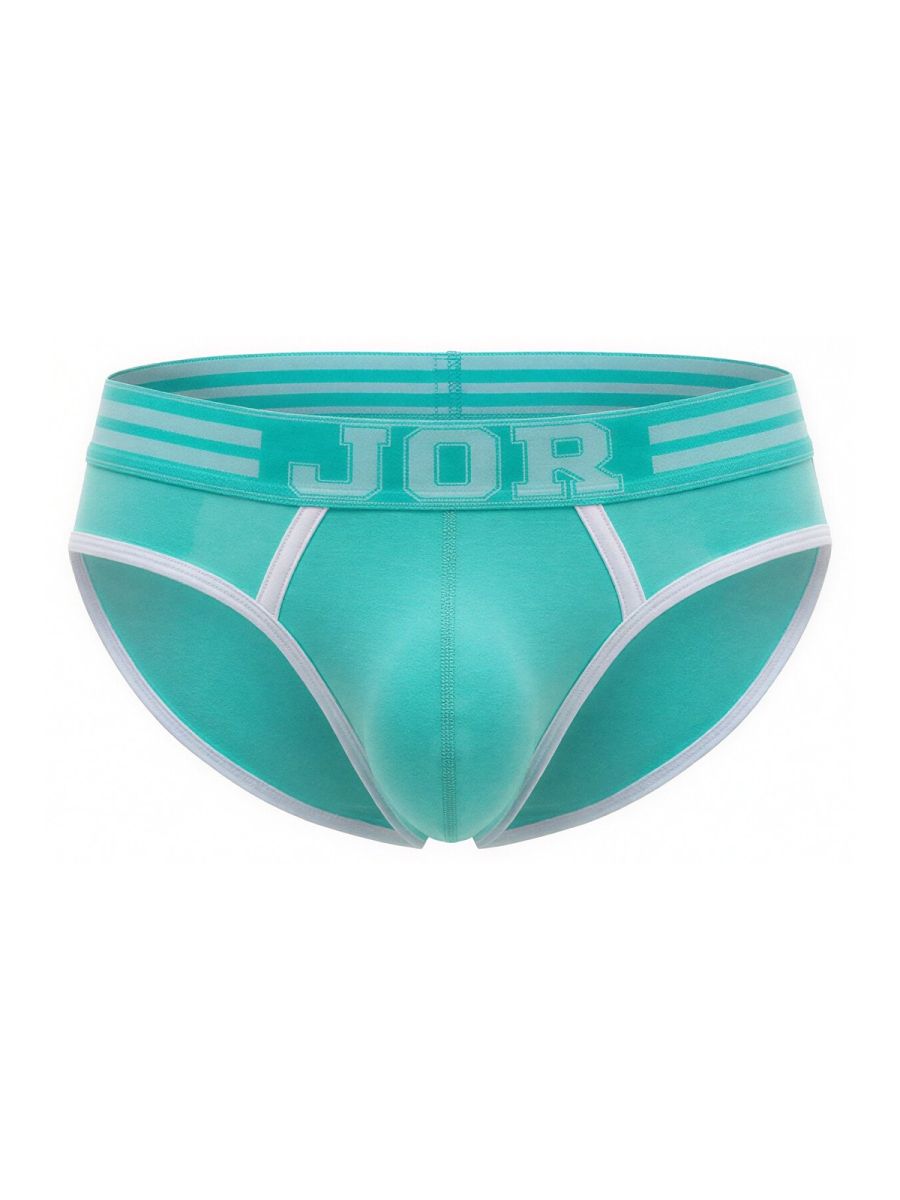 Mint green men's brief from CITYBOYZ★USA, Jor College Brief 2321, featuring a comfortable waistband and smooth fabric.