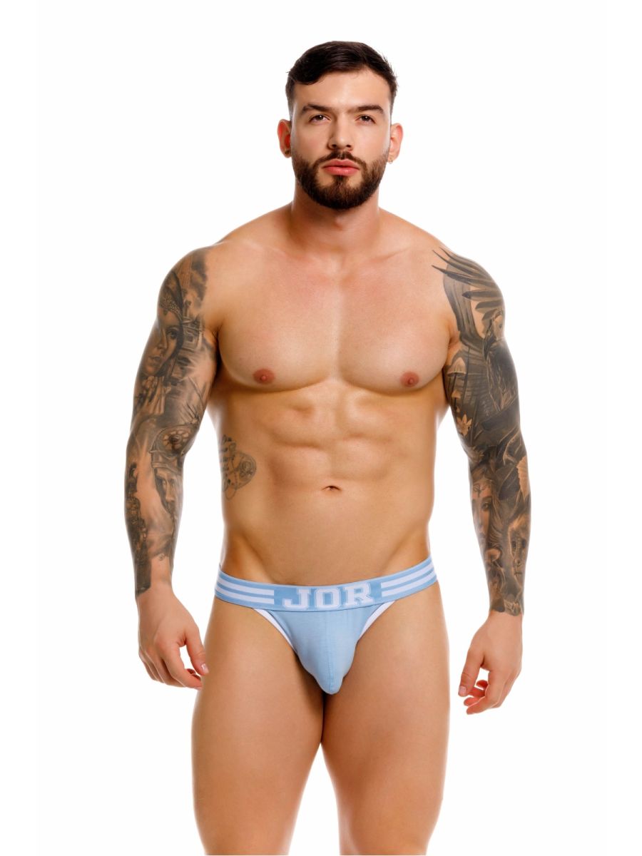 Blue men's thong underwear from CITYBOYZ★USA, Jor College Thong 2323, featuring a sleek, comfortable design.