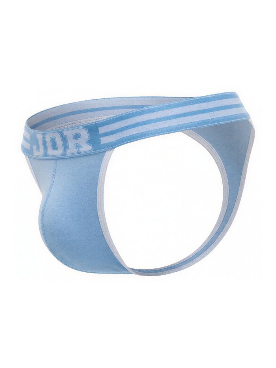 Blue Jor College Thong 2323 by CITYBOYZ★USA, men's thong underwear, showing the front view with smooth fit and branded waistband.