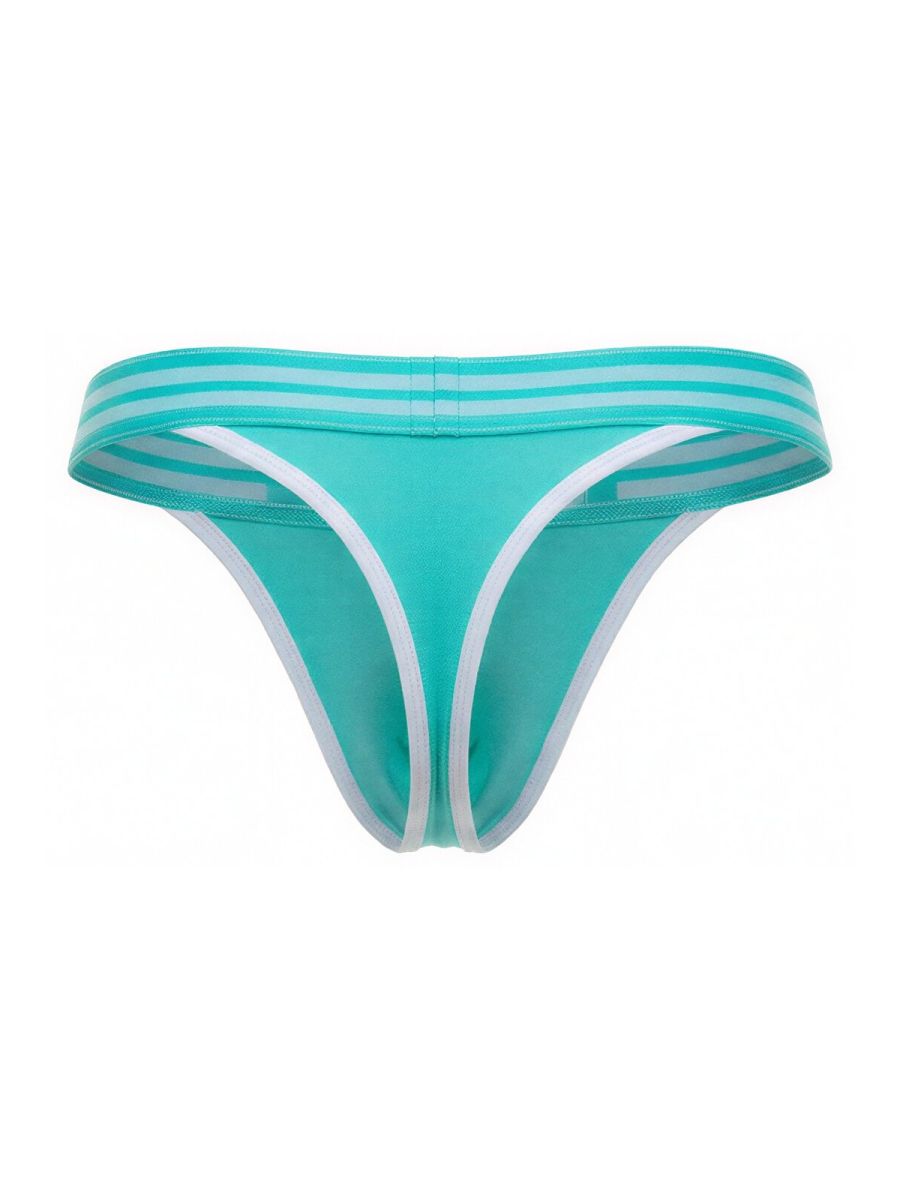 Mint green men's thong underwear from CITYBOYZ★USA Jor College Thong 2323, showcasing the sleek design and comfortable fit.