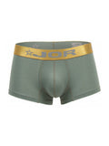 Green CITYBOYZ★USA Jor Soho Trunk 2326 men's underwear with comfortable fit and supportive design, shown in front view.