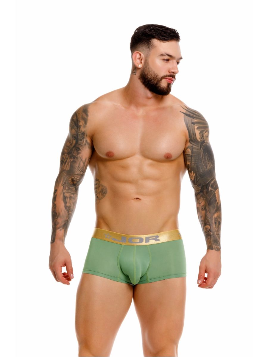 Green Jor Soho Trunk 2326 by CITYBOYZ★USA, premium men's underwear with a snug fit and comfortable waistband.