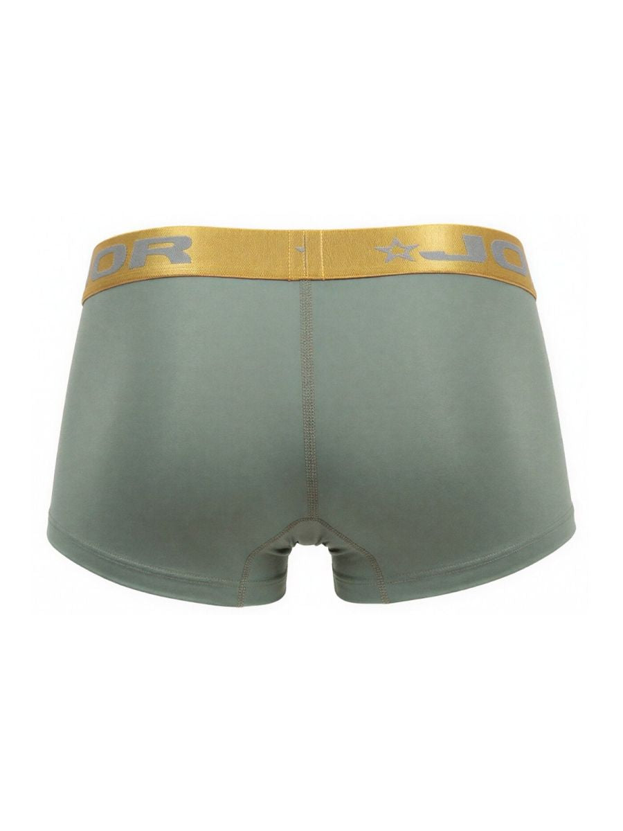 Green CITYBOYZ★USA Jor Soho Trunk 2326 men's underwear with comfortable fit and branded waistband, showcased on a neutral background.