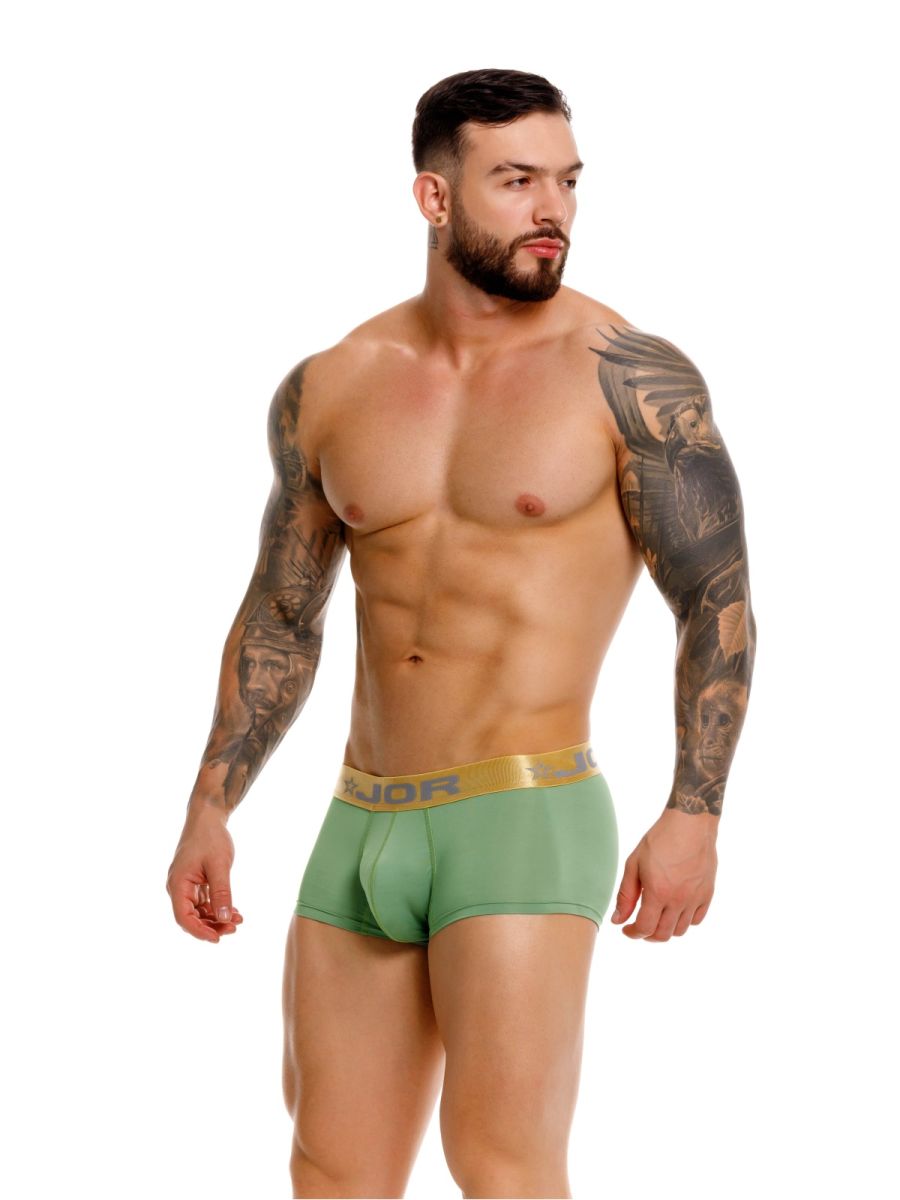 Green Jor Soho Trunk 2326 by CITYBOYZ★USA, premium men's underwear with a snug fit and comfortable waistband.