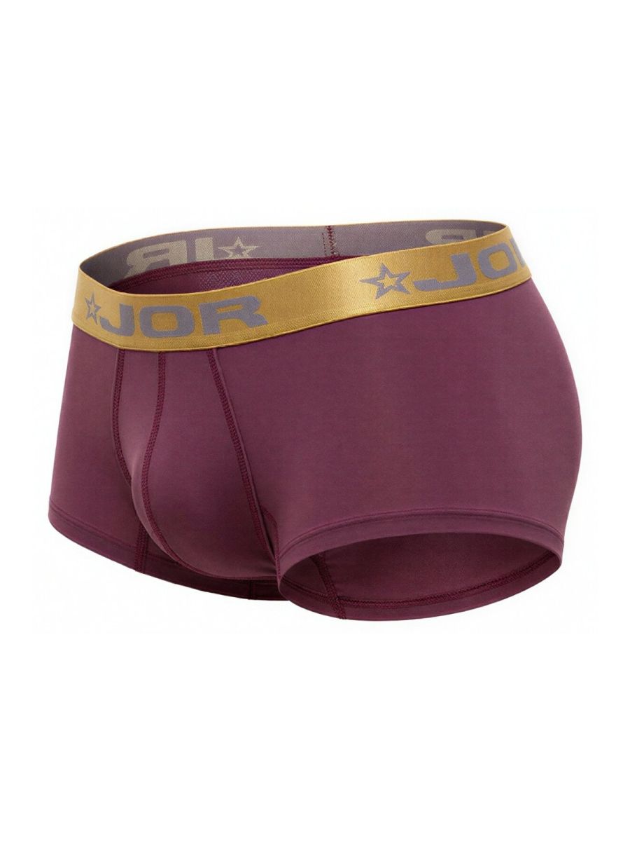 Wine-colored men's trunk from CITYBOYZ★USA, featuring the Jor Soho Trunk 2326 with a comfortable fit and modern design.