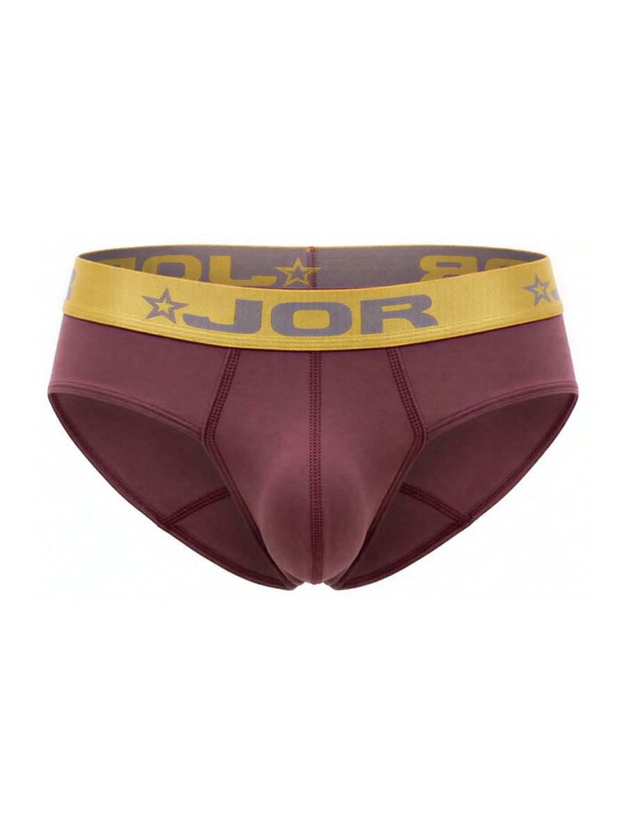 CITYBOYZ USA Jor Soho Brief trunk in wine color, showcasing comfortable, stylish men's underwear with a sleek fit and soft fabric.