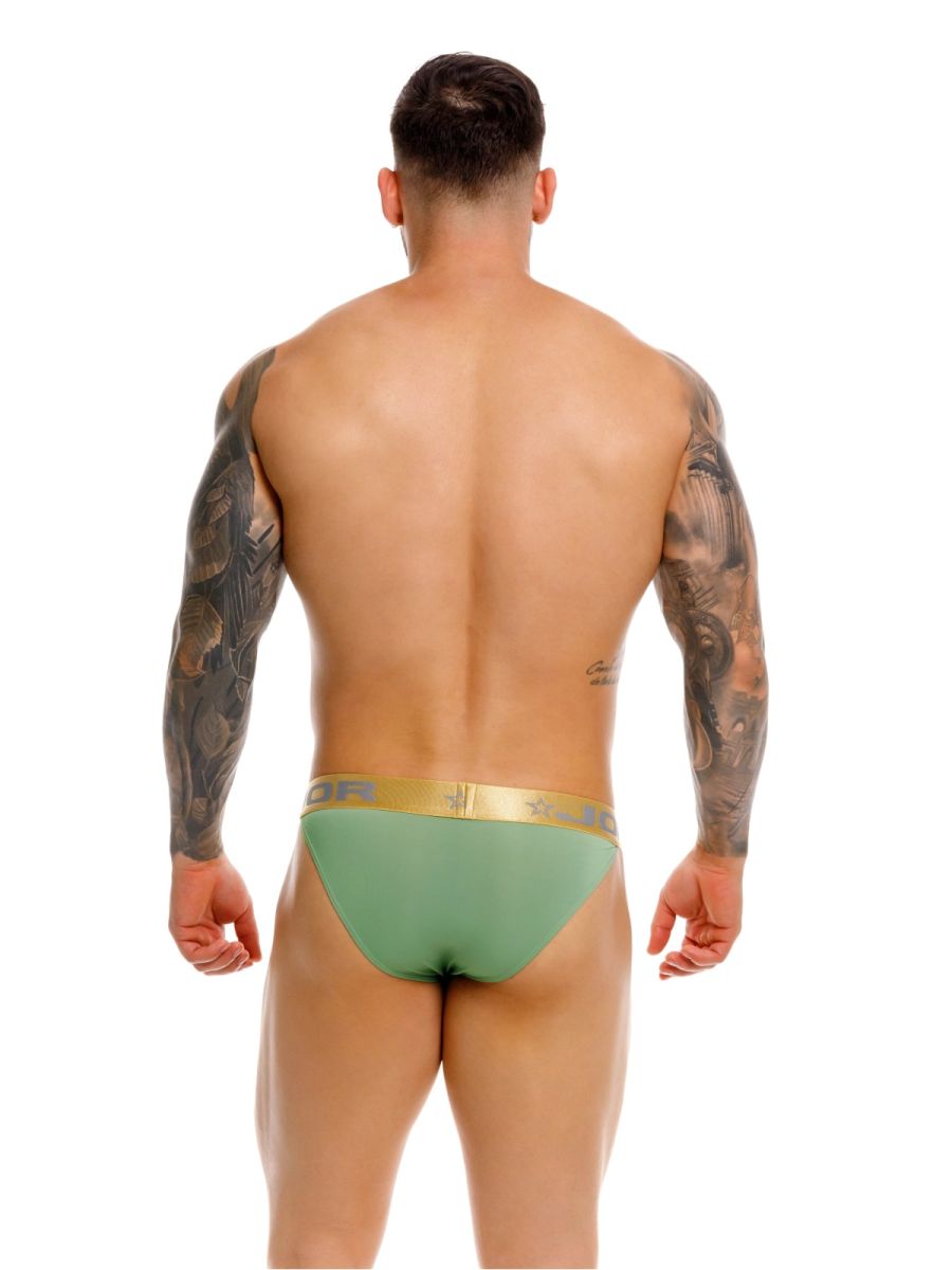 Green CITYBOYZ USA Jor Soho Bikini trunk featuring comfortable, stylish men's swimwear with a sleek fit and modern design.
