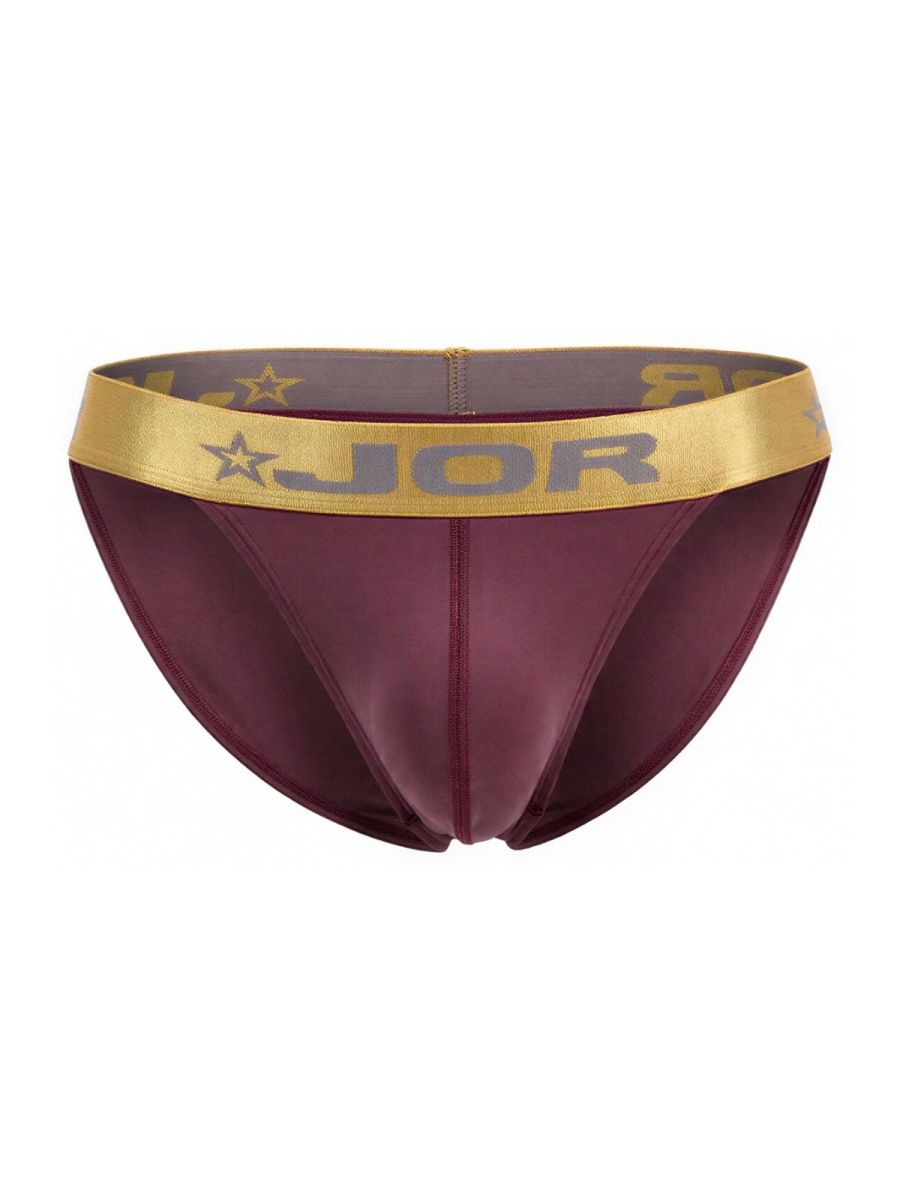 CityBOYZ USA Jor Soho Bikini trunk in wine color, stylish men's swimwear with comfortable fit and sleek design.