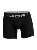 Black CITYBOYZ USA Jor Cronos Boxer Brief 2329 featuring a snug fit and comfortable waistband on a model.