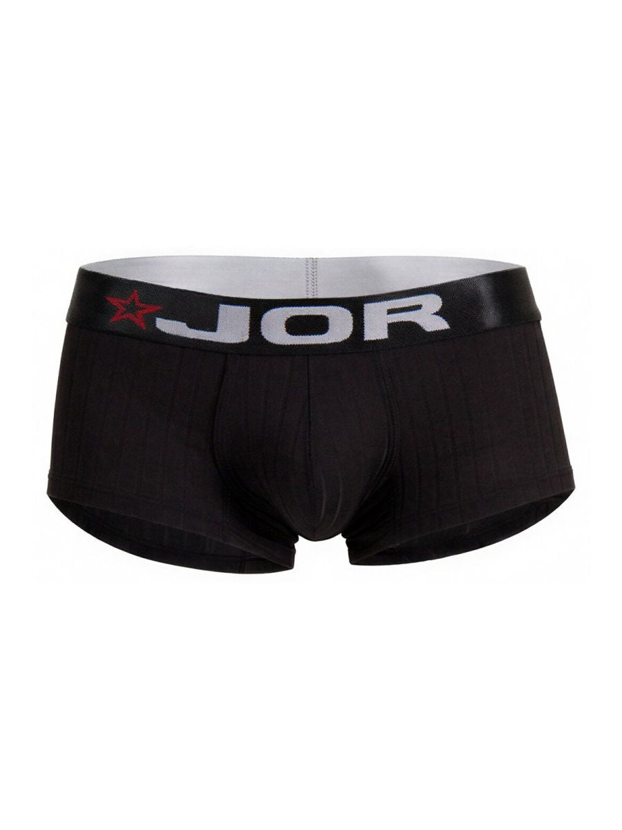 Black CITYBOYZ★USA Jor Cronos Trunk 2330 boxer briefs displayed on a model, highlighting premium comfort and stylish fit.