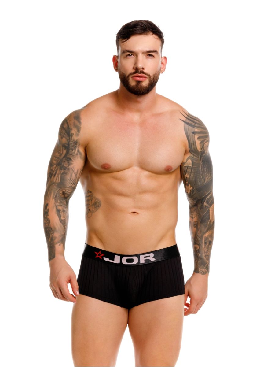 Black CITYBOYZ★USA Jor Cronos Trunk 2330 boxer briefs with a comfortable fit and sleek design, shown on a plain background.