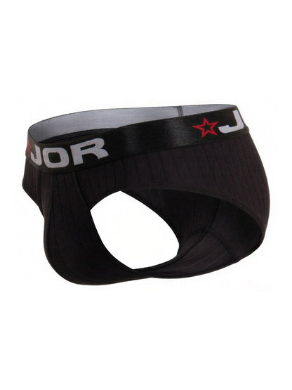 Black Jor Cronos Brief 2331 by CITYBOYZ★USA, showcasing a close-up of the men's underwear fabric and design.