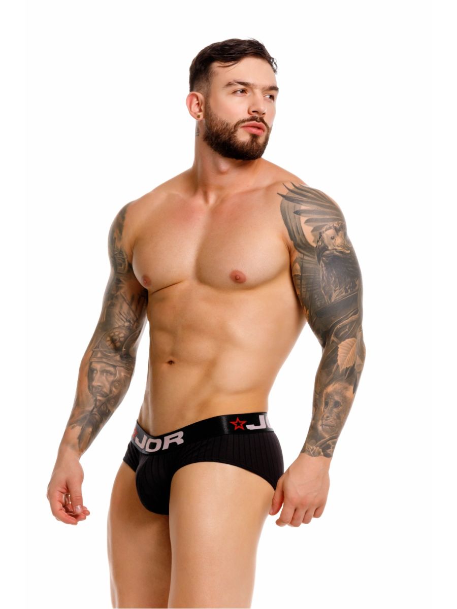 Black Jor Cronos brief by CITYBOYZ★USA, premium men's underwear with a snug fit and comfortable waistband.