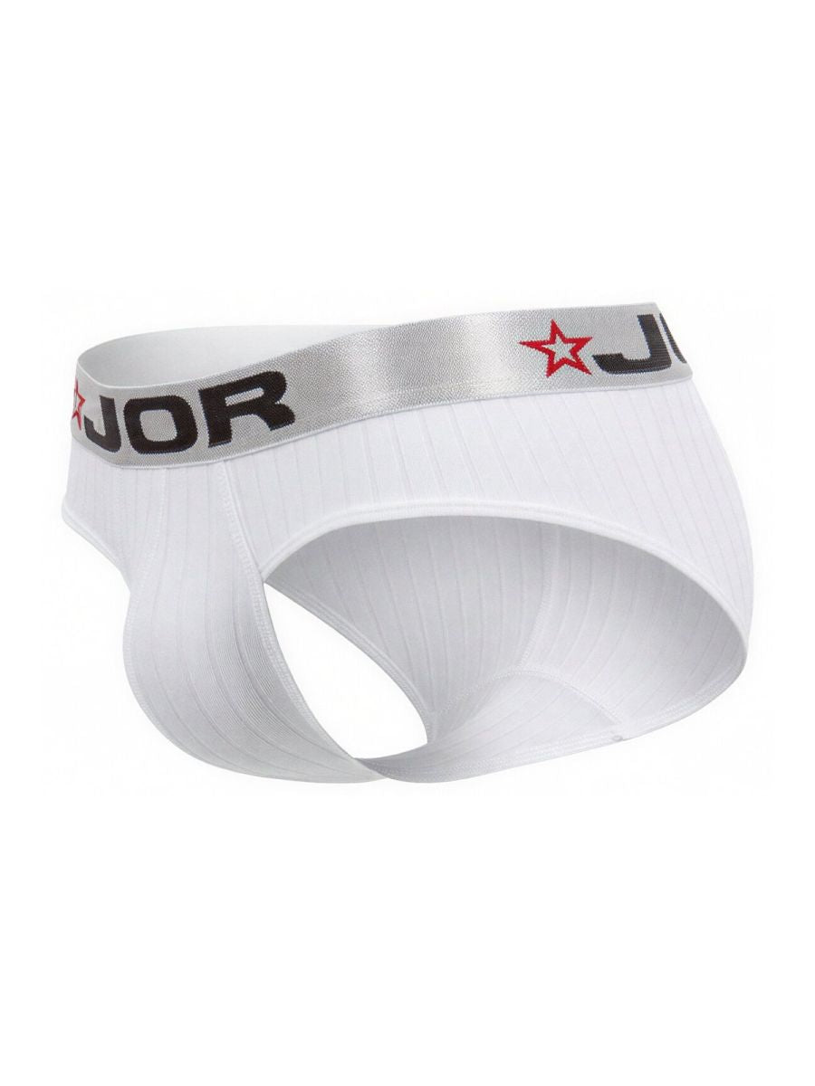 White Jor Cronos Brief 2331 by CITYBOYZ USA, premium men's underwear with a comfortable fit and classic design.