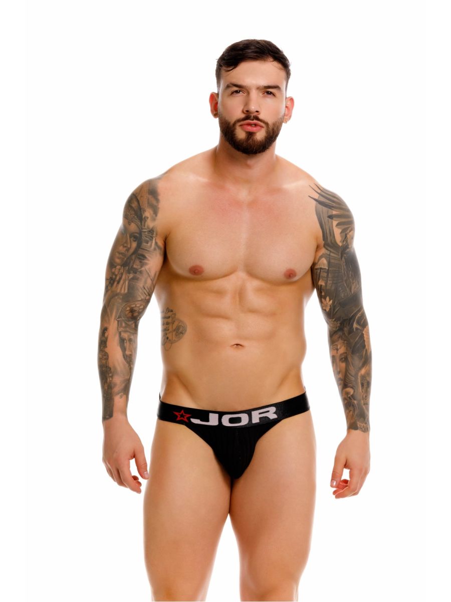 Black Jor Cronos Thong 2333 by CITYBOYZ★USA, men's modern comfort thong with sleek design and minimal coverage.