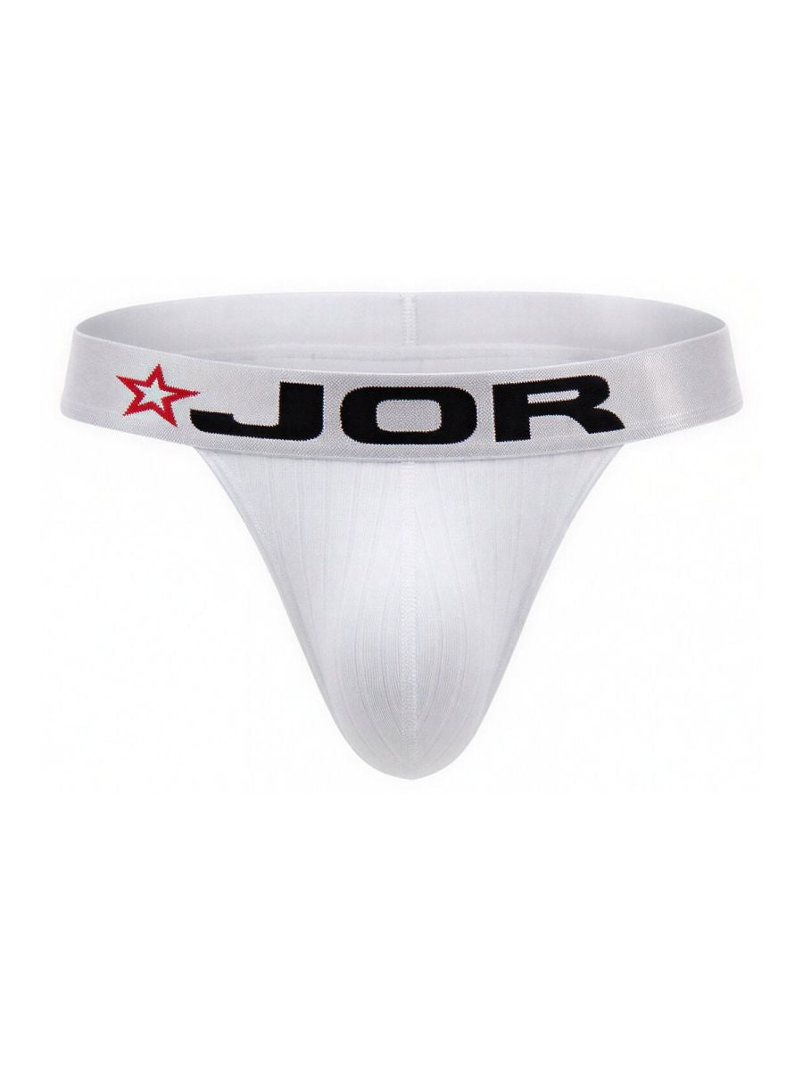 White Jor Cronos Thong 2333 by CITYBOYZ★USA, modern men's thong with comfortable fit and minimal design.