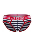 CityBOYZ USA Jor Santorini Brief 2335 with stylish stripes, showcasing a comfortable fit and modern design.