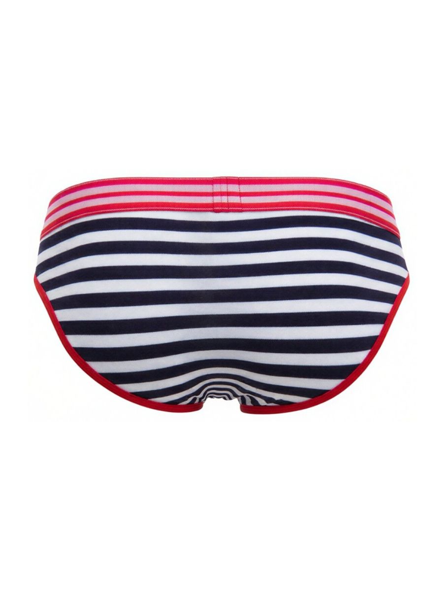 CityBOYZ USA Jor Santorini Brief 2335 with stylish striped design, offering comfortable fit and modern underwear style.