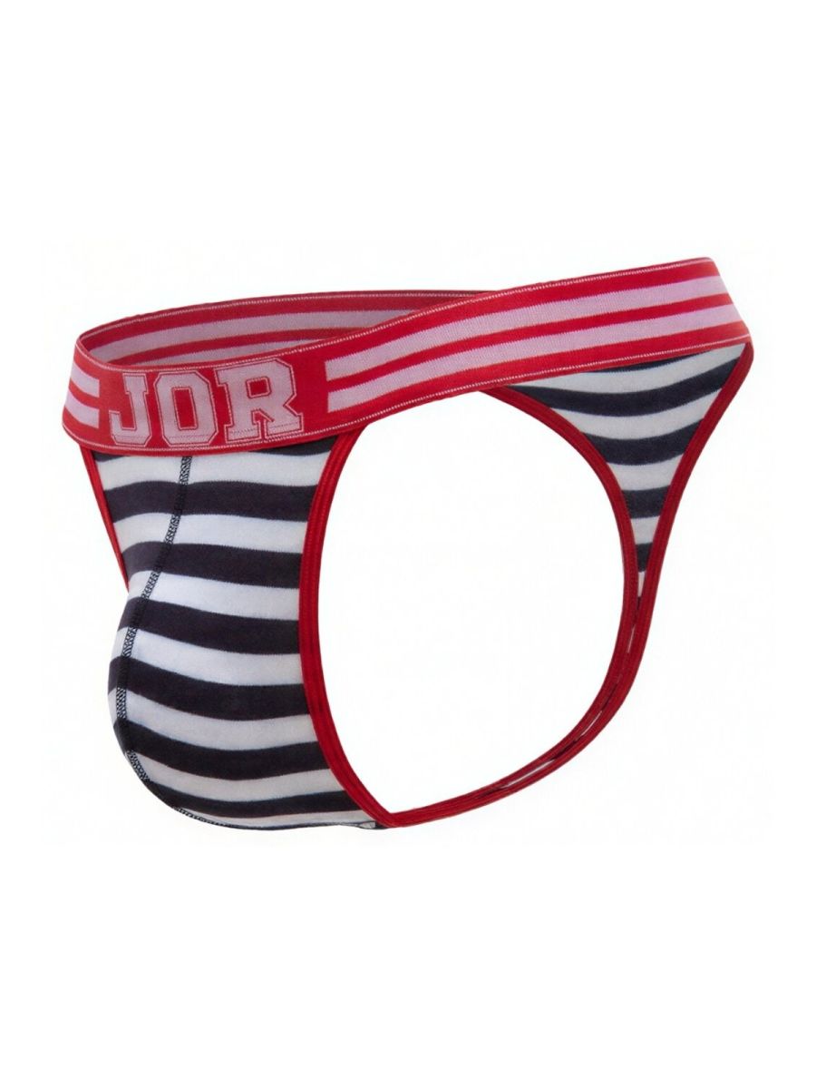 CityBOYZ USA Jor Santorini thong sandal with nautical striped design and comfortable fit, perfect for summer casual wear.
