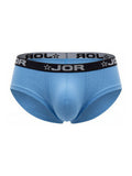 Blue CITYBOYZ★USA Jor Cannes Trunk 2345 men's underwear laid flat, showing the snug fit and waistband design.