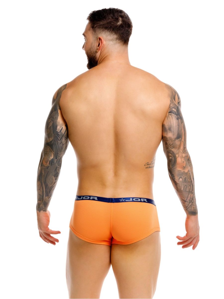 Orange CITYBOYZ★USA Jor Cannes Trunk 2345 men's underwear, close-up showing comfortable fit and premium fabric details.