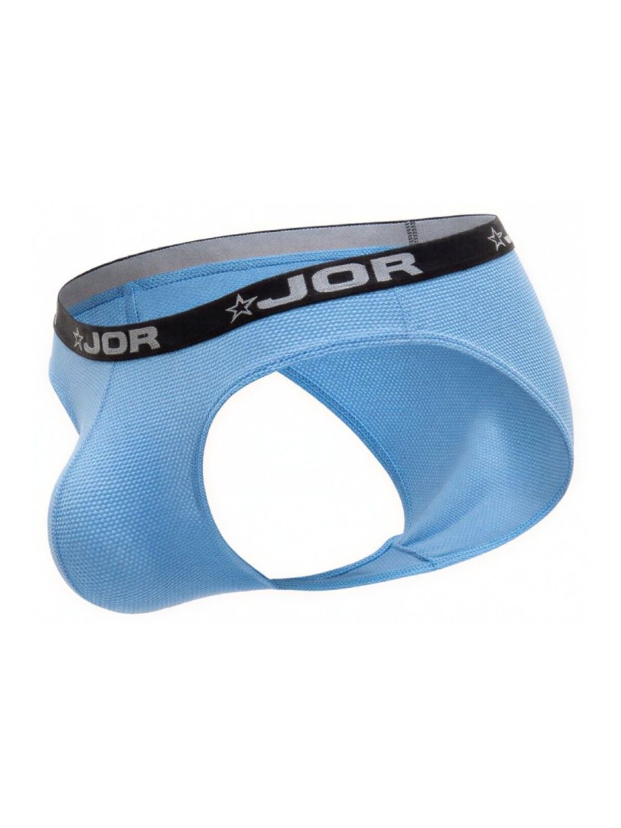 Blue CITYBOYZ★USA Jor Cannes Bikini 2346 underwear laid flat, showing the bikini-style design and smooth fabric.