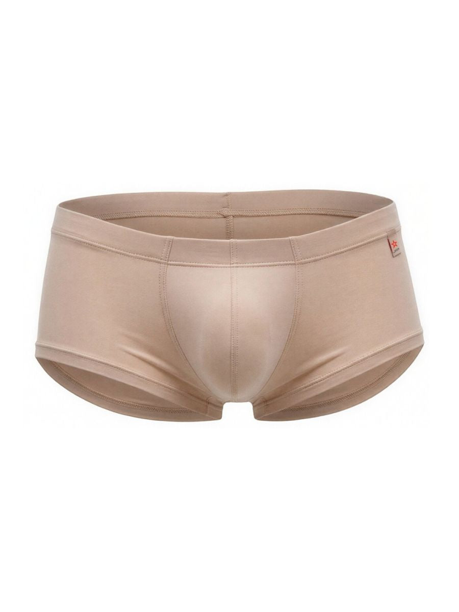 Beige Jor Invisible Trunk by CITYBOYZ USA, men's comfort underwear with seamless design and snug fit.