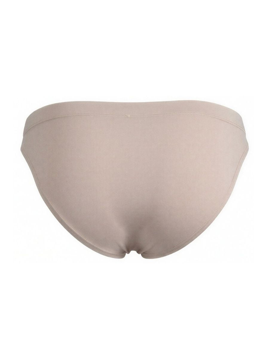 Beige Jor Invisible Bikini Underwear by CITYBOYZ★USA, showcasing a seamless, lightweight bikini with minimal coverage.