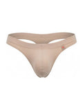 Beige Jor Invisible Thong 2349 by CITYBOYZ USA, seamless men's underwear with a comfortable, minimal design.