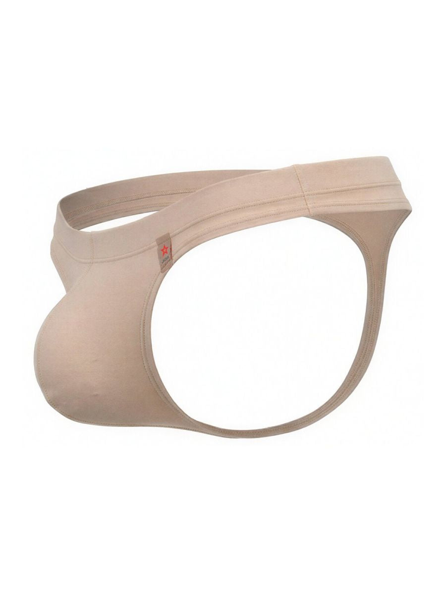 Beige Jor Invisible Thong 2349 by CITYBOYZ USA, showcasing seamless comfort and minimalist design for men.