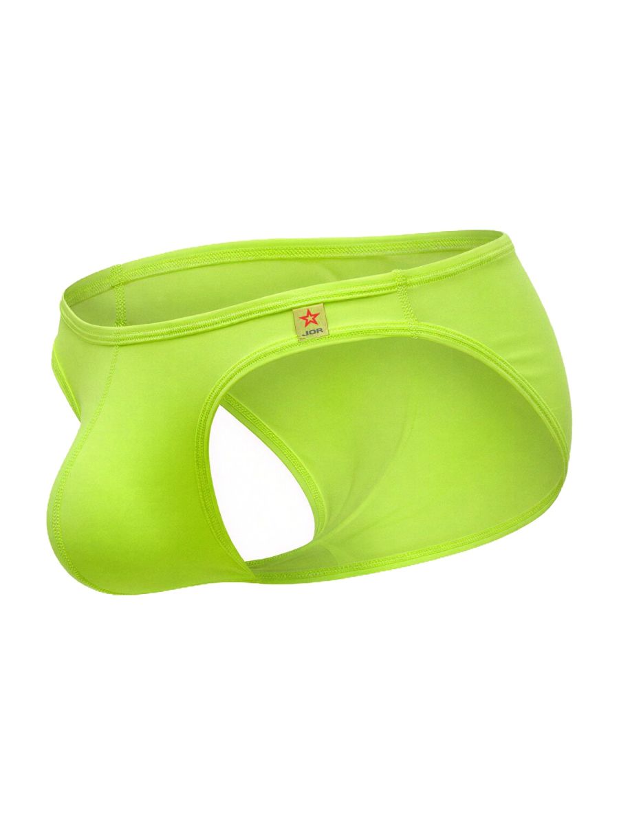 Neon green CITYBOYZ★USA Jor Origin Bikini 2353 men's briefs with a sleek fit and minimal design.