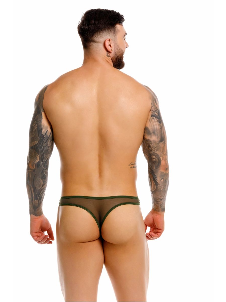 Green Jor Origin Thong 2354 men's underwear by CITYBOYZ★USA, featuring a sleek, comfortable thong design with minimal coverage.
