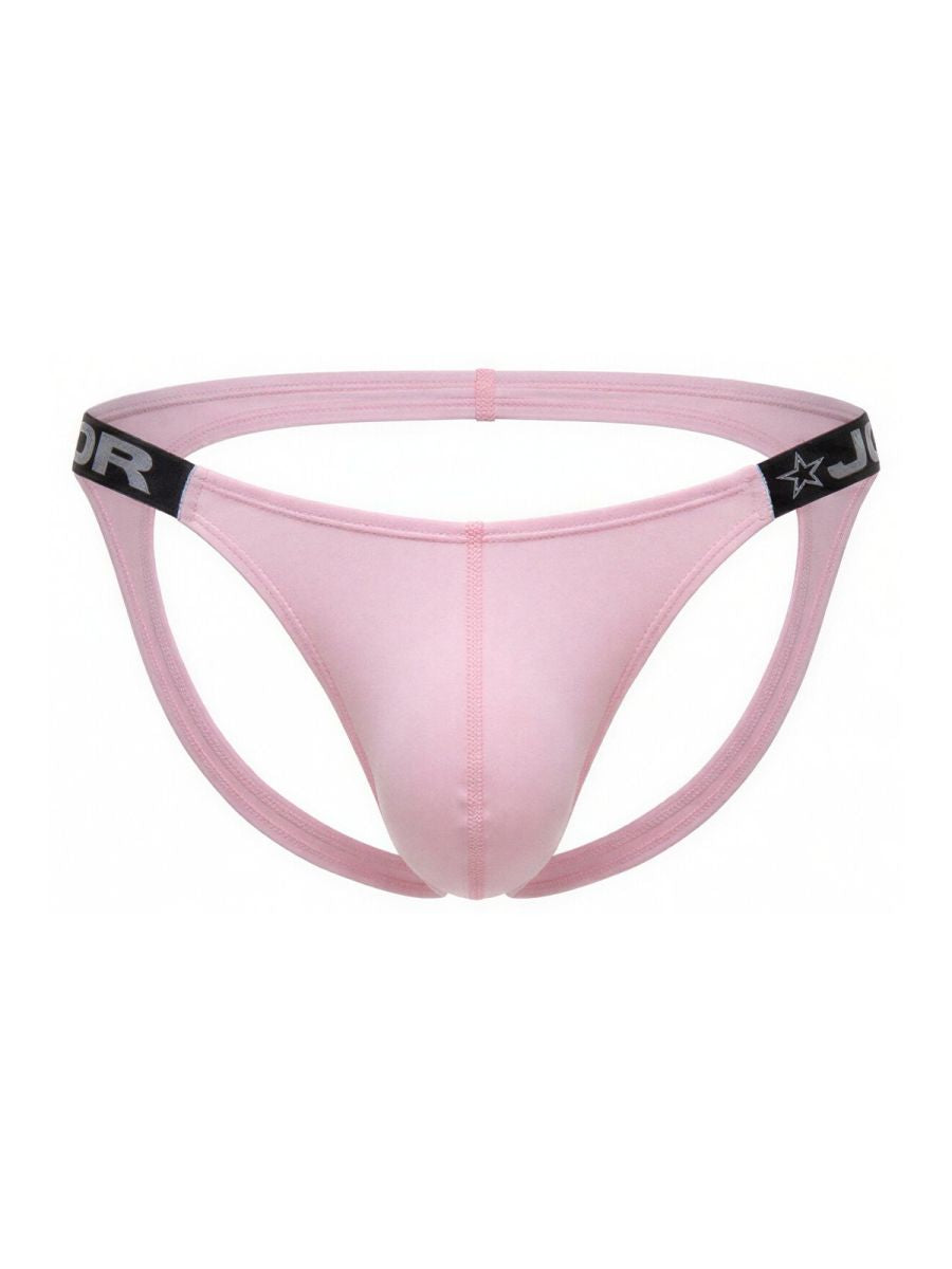 Pink CITYBOYZ USA Jor Eros Jockstrap 2356 showing the supportive waistband and athletic design on a white background.
