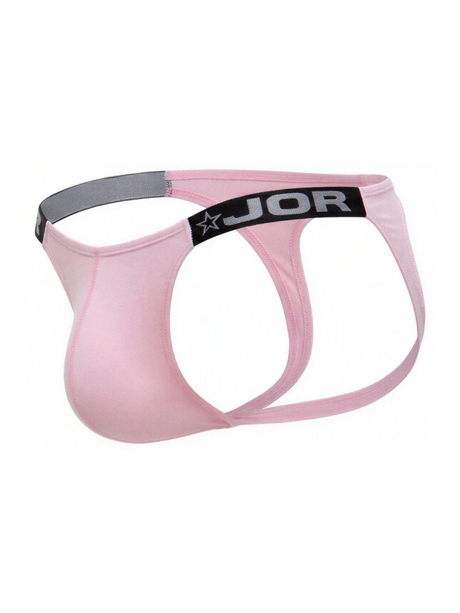 Pink CITYBOYZ USA Jor Eros Jockstrap 2356 with supportive waistband and breathable fabric, shown on a mannequin.