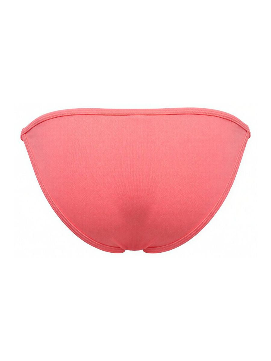 Men's Jor Axel Bikini Thong Underwear by CITYBOYZ★USA, featuring a vibrant candy-colored design and minimal coverage.