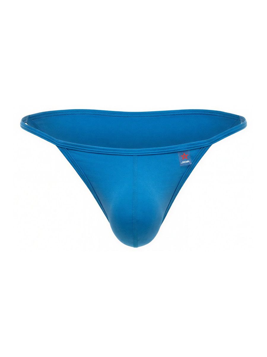 Turquoise Jor Axel bikini thong underwear by CITYBOYZ★USA, showcasing smooth fit and minimal coverage design.
