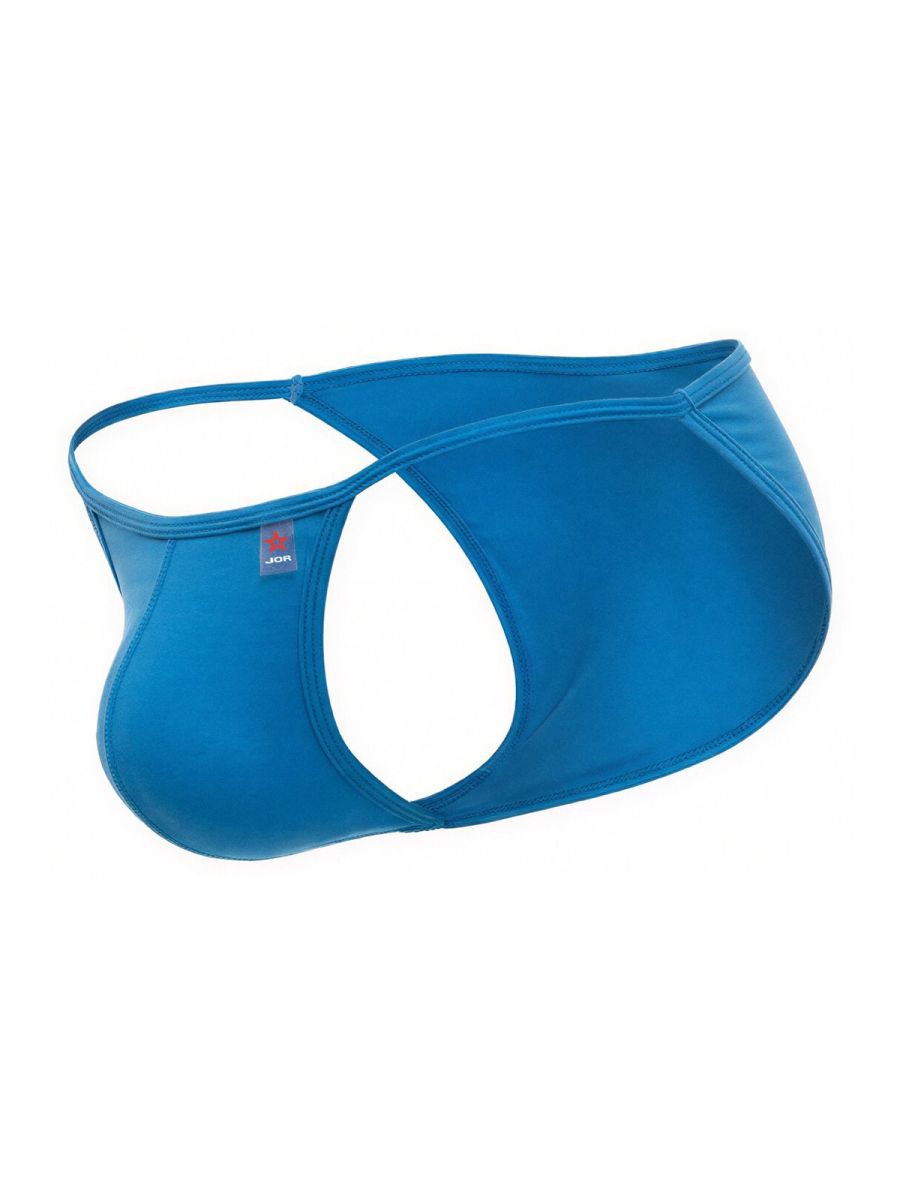 Turquoise men's bikini thong underwear from CITYBOYZ★USA, featuring a sleek design and minimal coverage.
