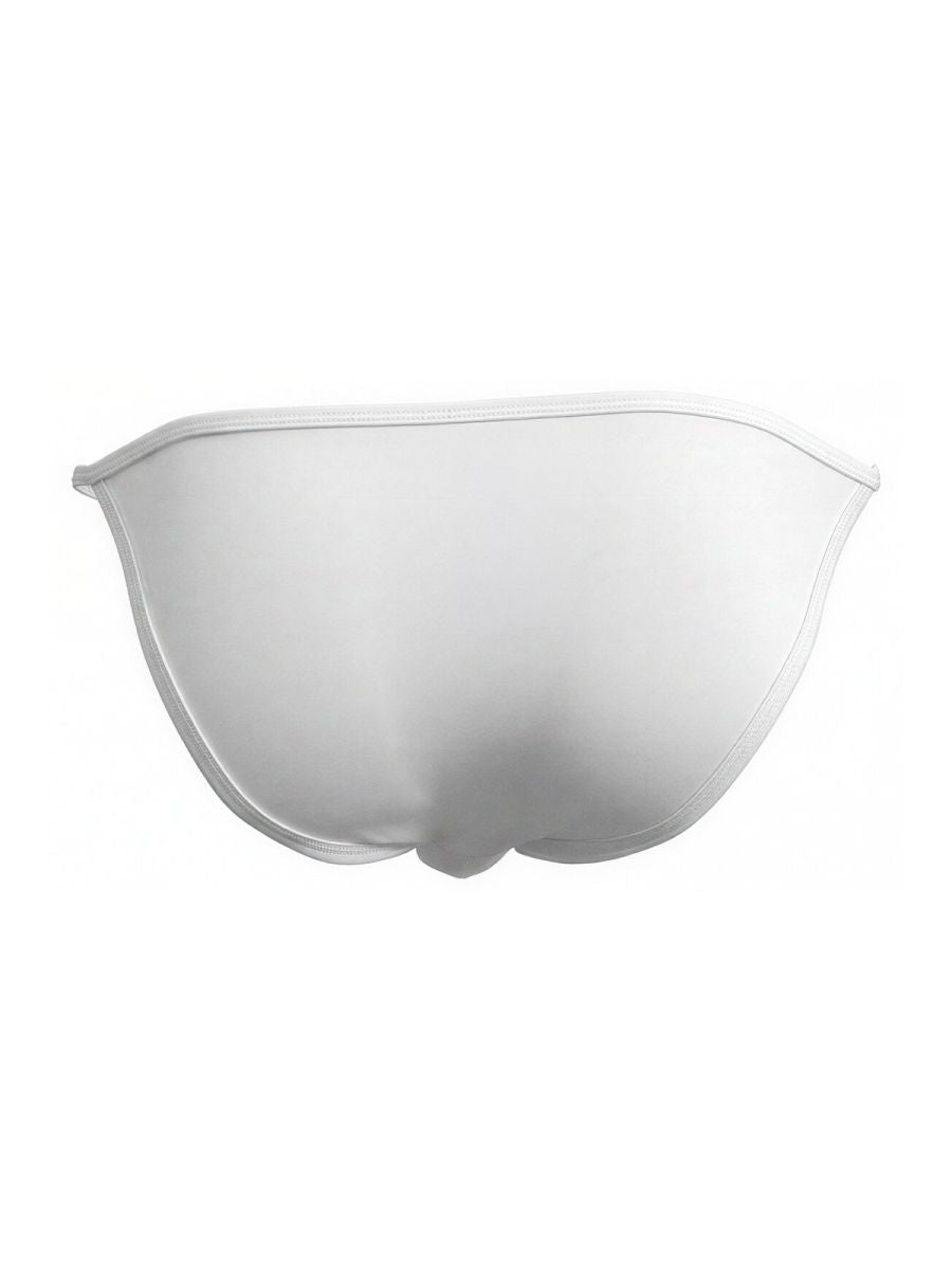 White Jor Axel Bikini men's thong underwear by CITYBOYZ USA, featuring a snug fit and minimal design.