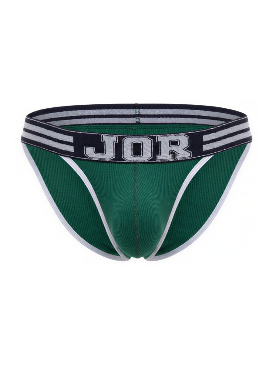 Green Jor Rush bikini underwear by CITYBOYZ USA, featuring a comfortable fit and stylish design, shown on a model.