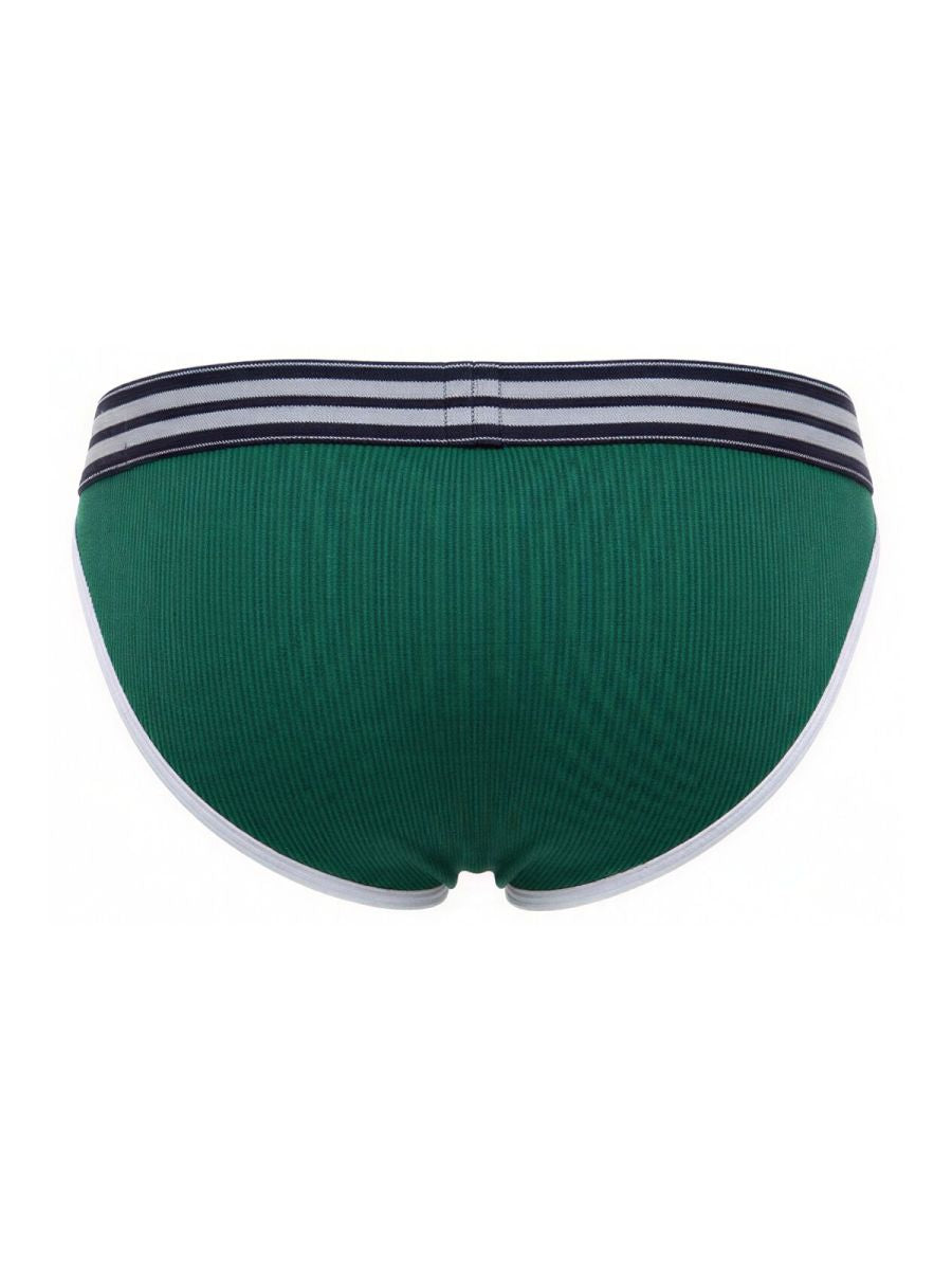 Green Jor Rush bikini men's underwear by CITYBOYZ★USA, featuring a sleek, comfortable fit with minimal design and smooth fabric.