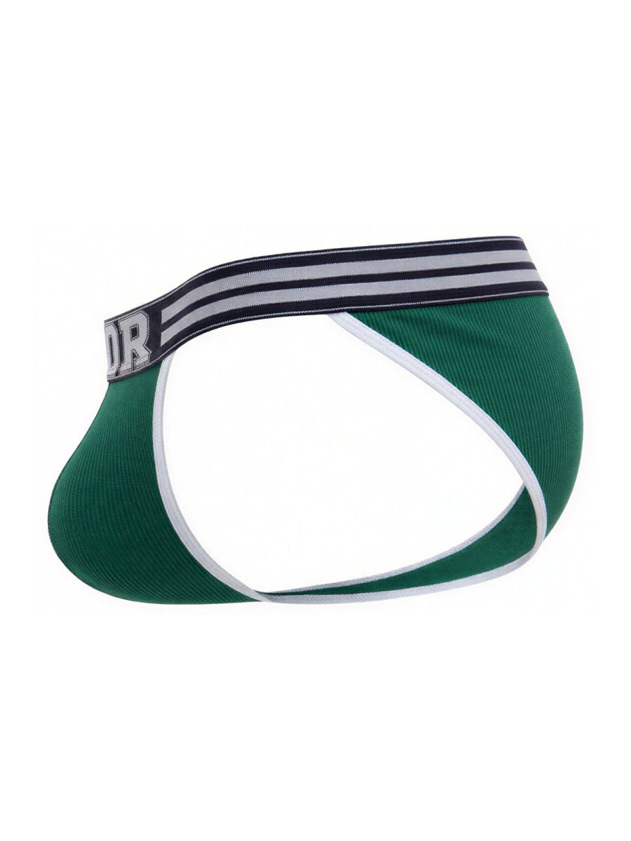 Green Jor Rush Bikini men's underwear by CITYBOYZ★USA, featuring a sleek, comfortable fit with smooth fabric and minimal design.