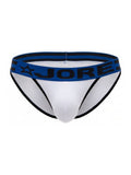 White Jor Rush Bikini men's underwear by CITYBOYZ★USA, featuring a sleek, comfortable design with a snug fit.