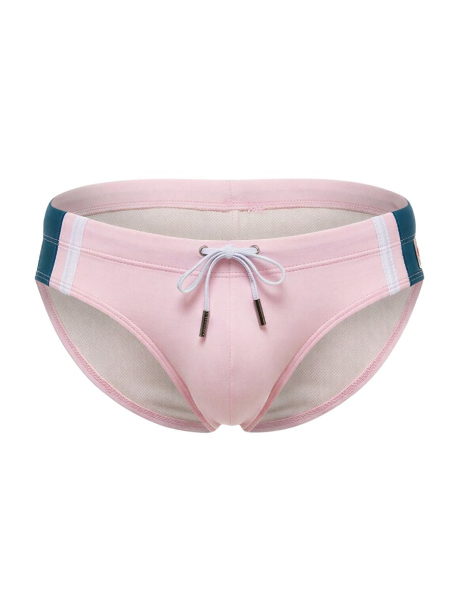 Pink CITYBOYZ★USA Jor Wind Swim Brief 2384 with sleek design and comfortable fit, ideal for swimming and beach activities.