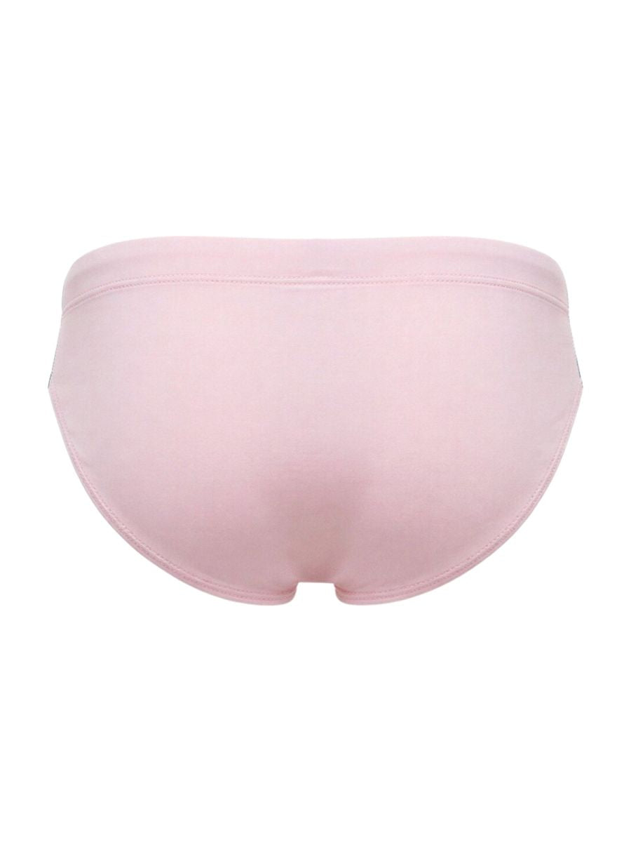 Pink Jor Wind Neon Swim Brief for men by CITYBOYZ★USA, featuring a vibrant, fitted swimwear design with sporty style.