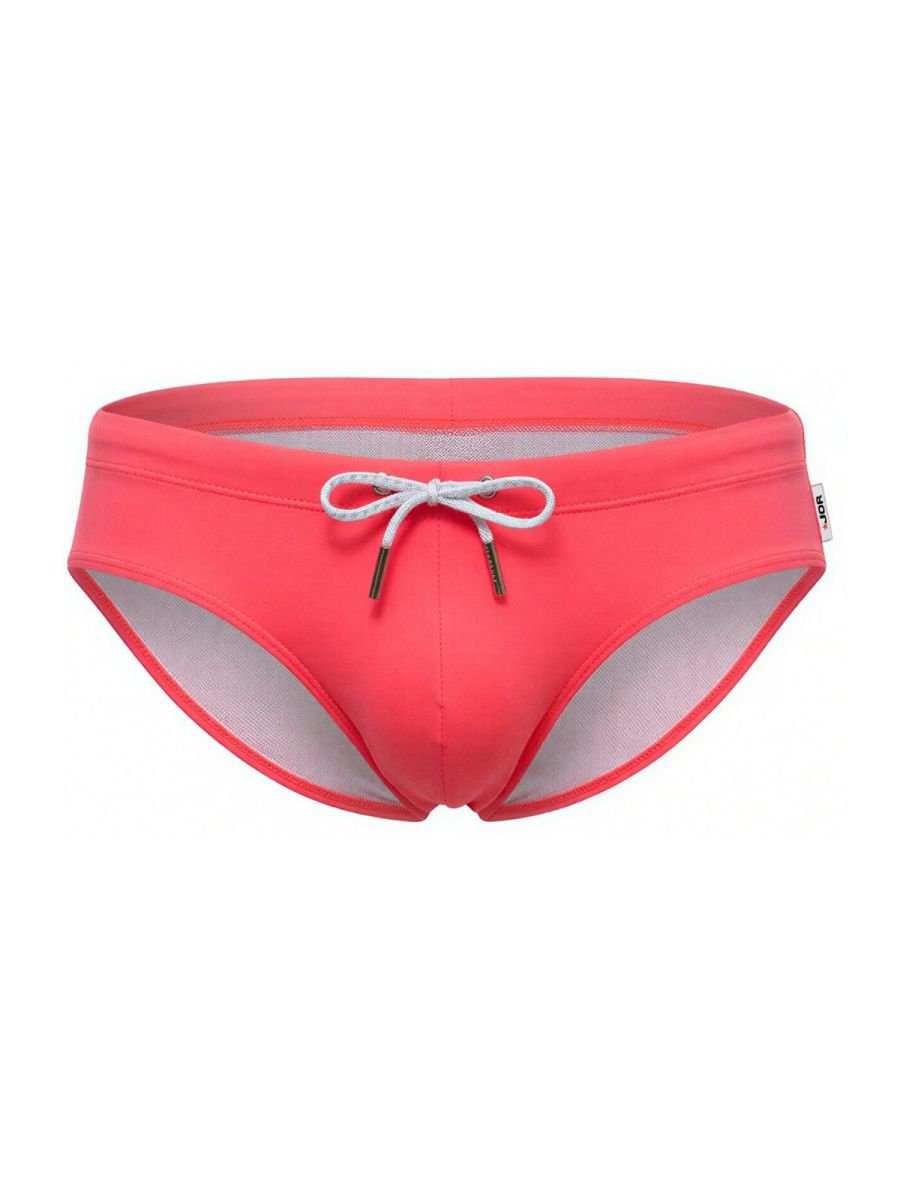 Men's neon swim brief by CITYBOYZ★USA, vibrant Jor Travel Swim Brief 2387, featuring bright colors and a sleek fit.