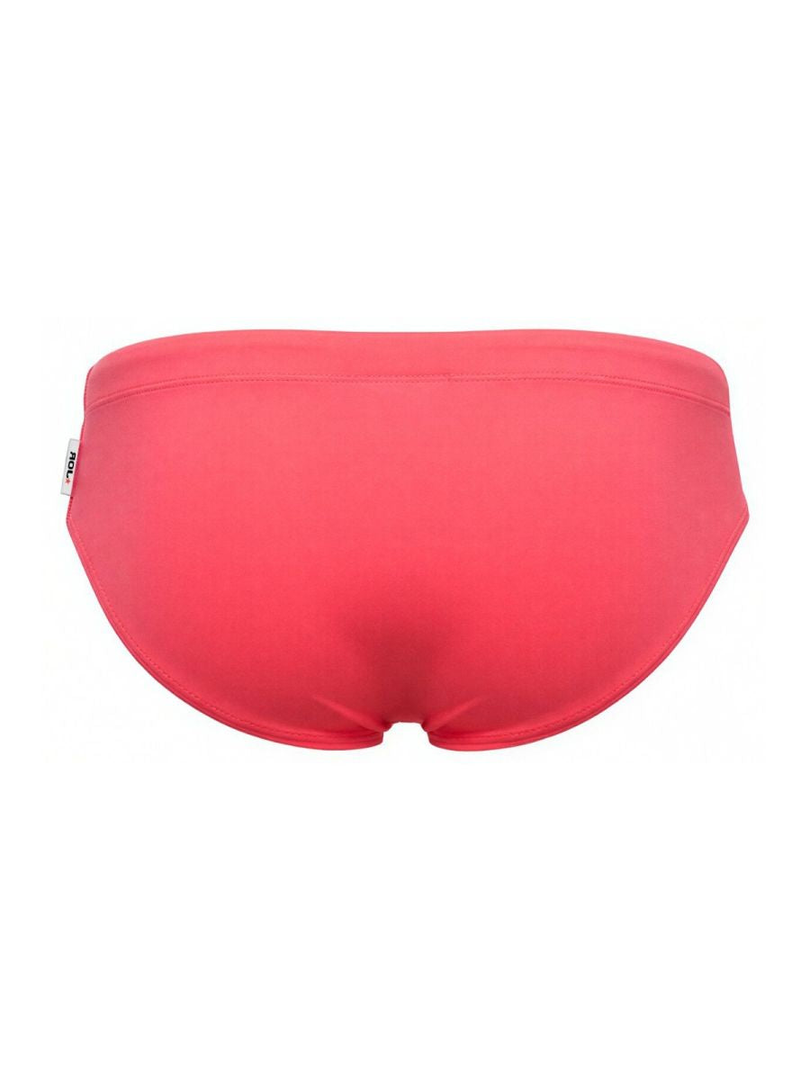 Men's neon swim brief from CITYBOYZ★USA, Jor Travel Swim Brief 2387, featuring bright colors and a snug fit for swimming.