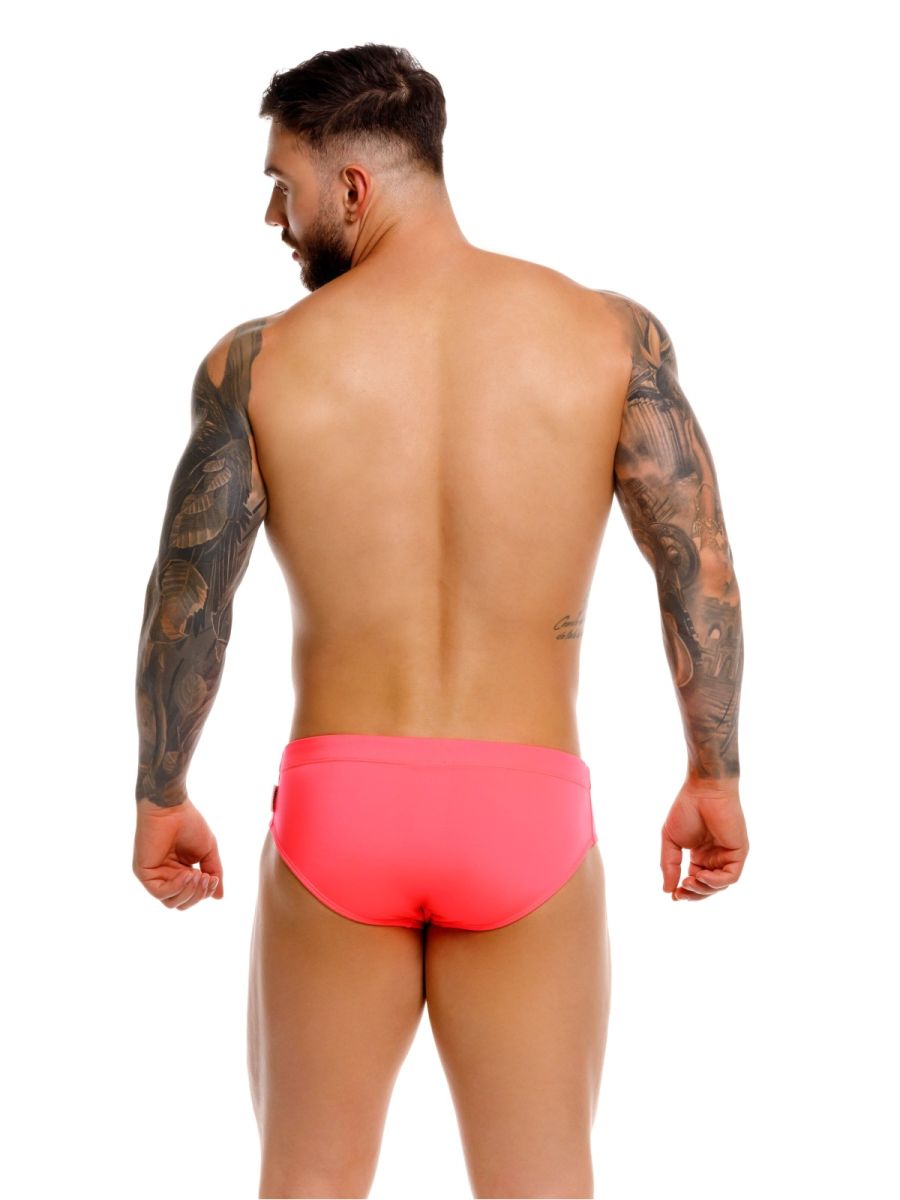 Men's neon swim brief from CITYBOYZ★USA, featuring bright, colorful design and snug fit, ideal for swimming or beachwear.